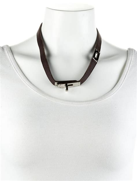 hermes choker.